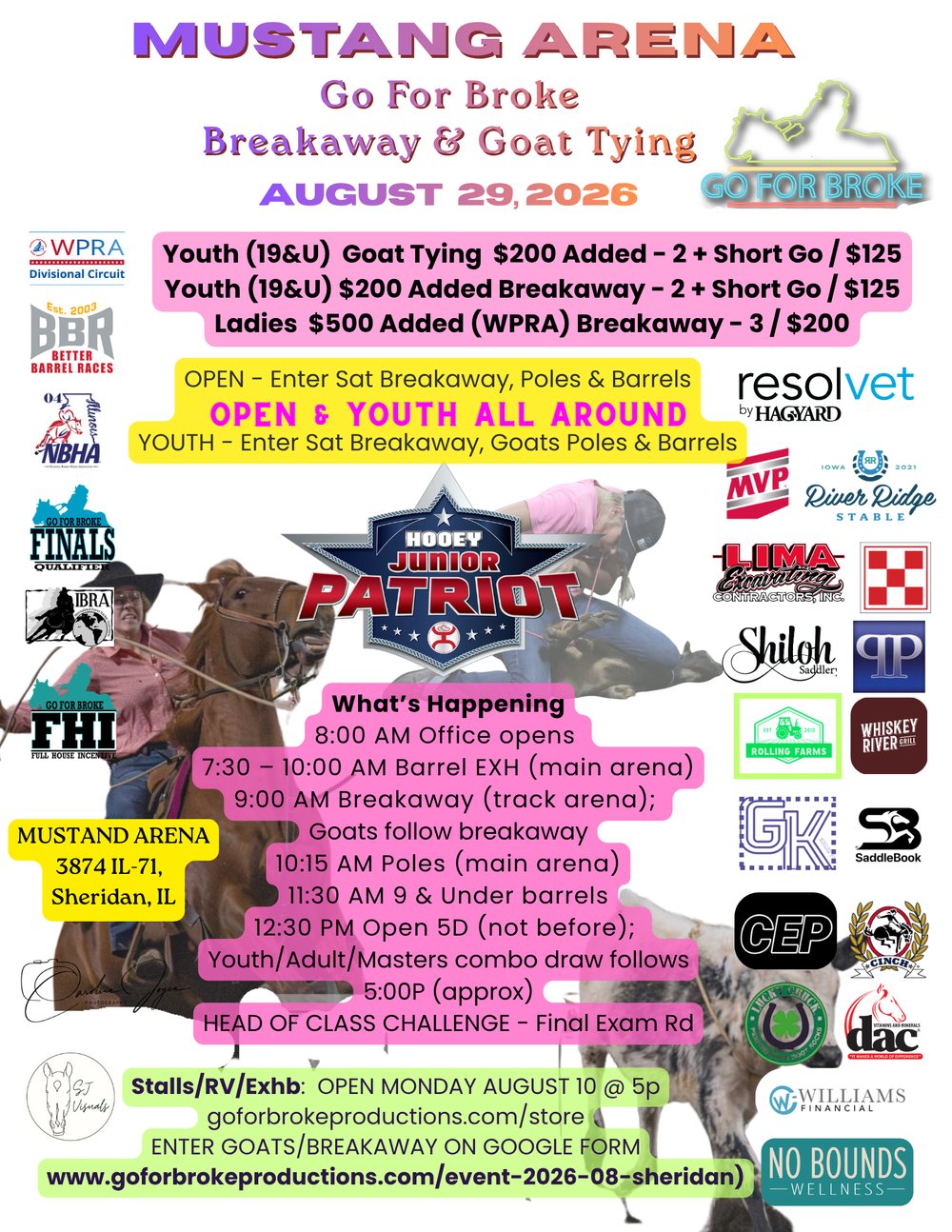 Breakaway & Goat Tying flyer