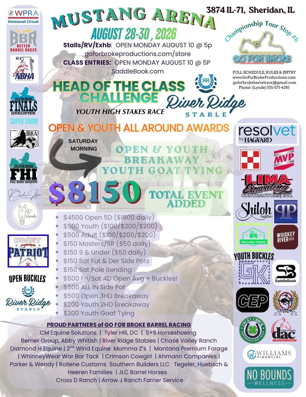 Tour Stop #6 — Back to School Blast event flyer