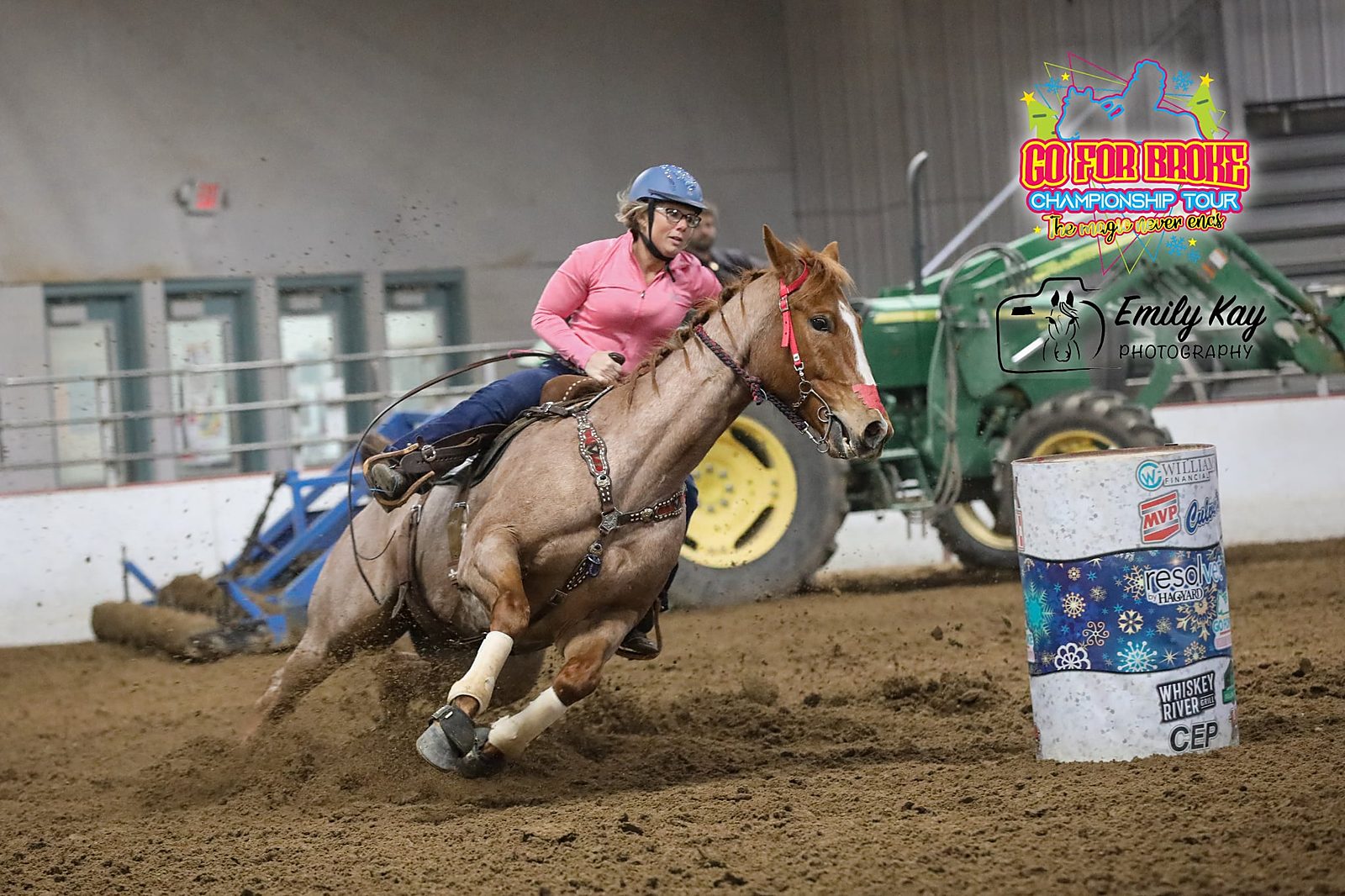 Barrel turn at full speed