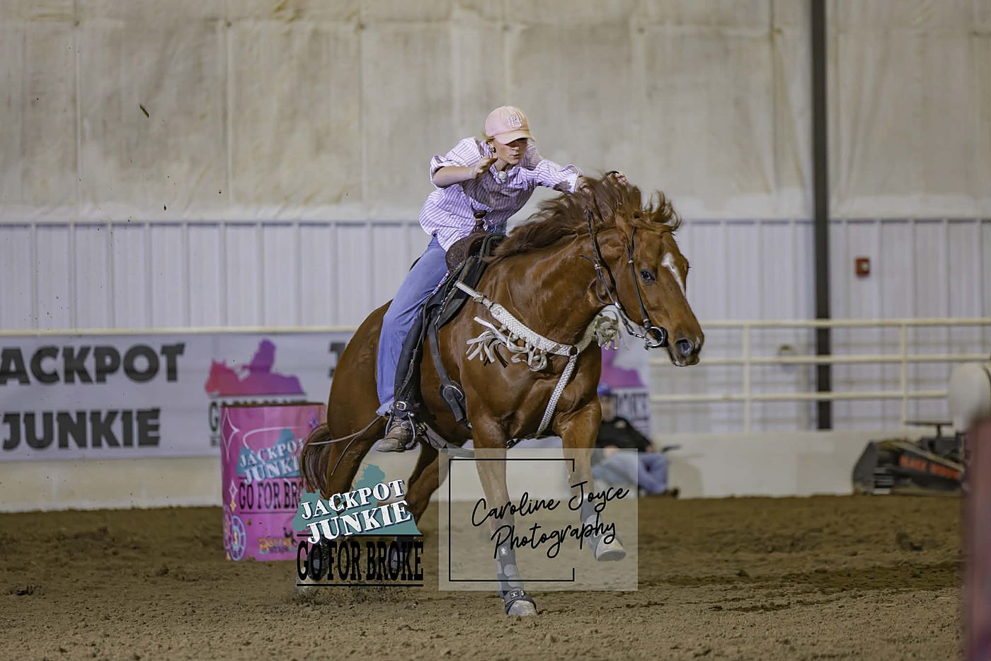 Barrel racing run