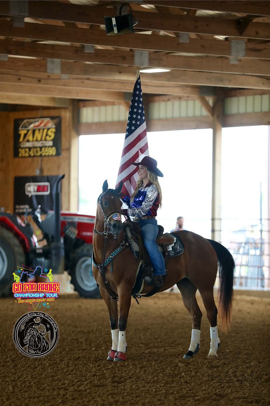 Carrying the flag